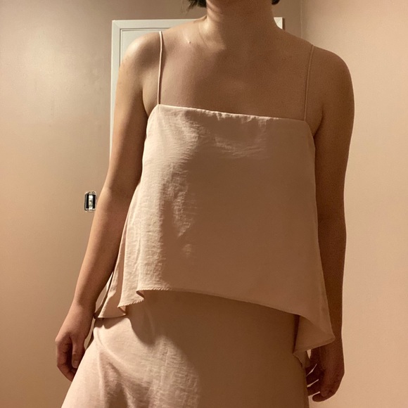 BANANA REPUBLIC Satin Maxi Dress (size 14) - Picture 4 of 7